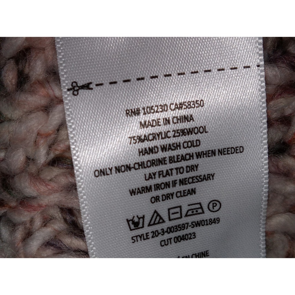 Joie Meghan‎ Women's Cable Knit Wool Blend Long Sleeve Fringe Sweater Size S - Picture 6 of 11